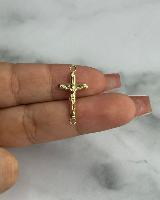 Herraje cruz con cristo / 0,71 Gr / Oro amarillo 18k