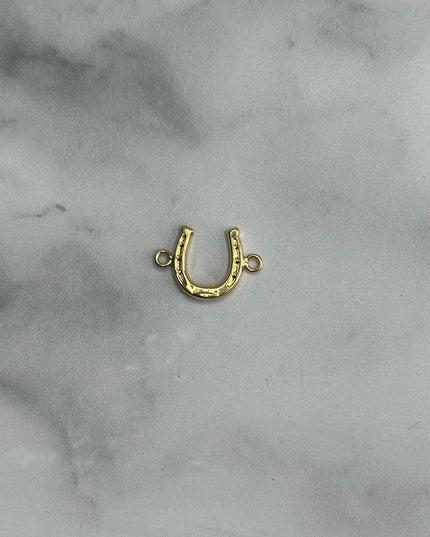 Herraje herradura de caballo / 0,65 Gr / Oro amarillo 18k