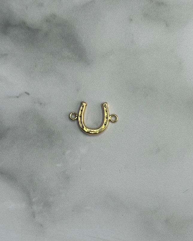 Herraje herradura de caballo / 0,65 Gr / Oro amarillo 18k