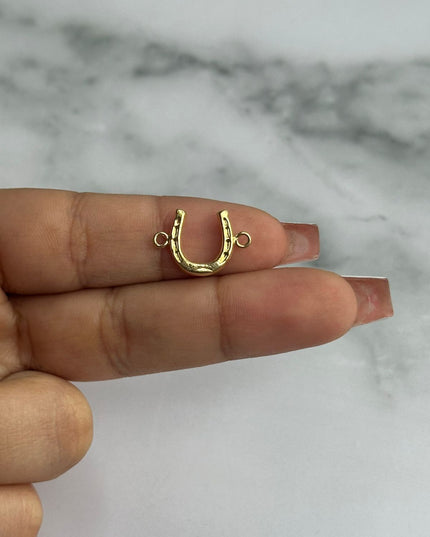 Herraje herradura de caballo / 0,65 Gr / Oro amarillo 18k