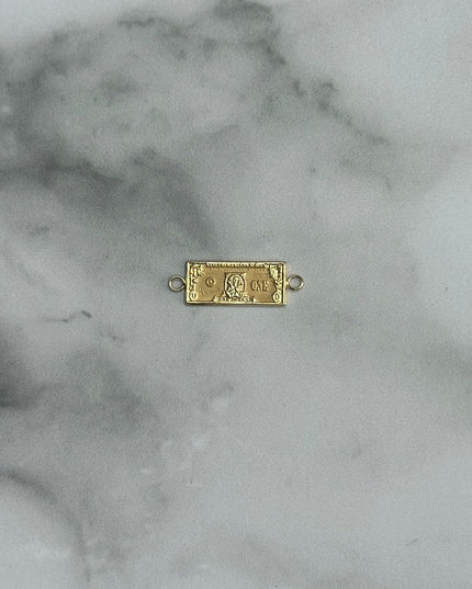 Herraje billete dólar / 1,00 Gr / Oro amarillo 18k