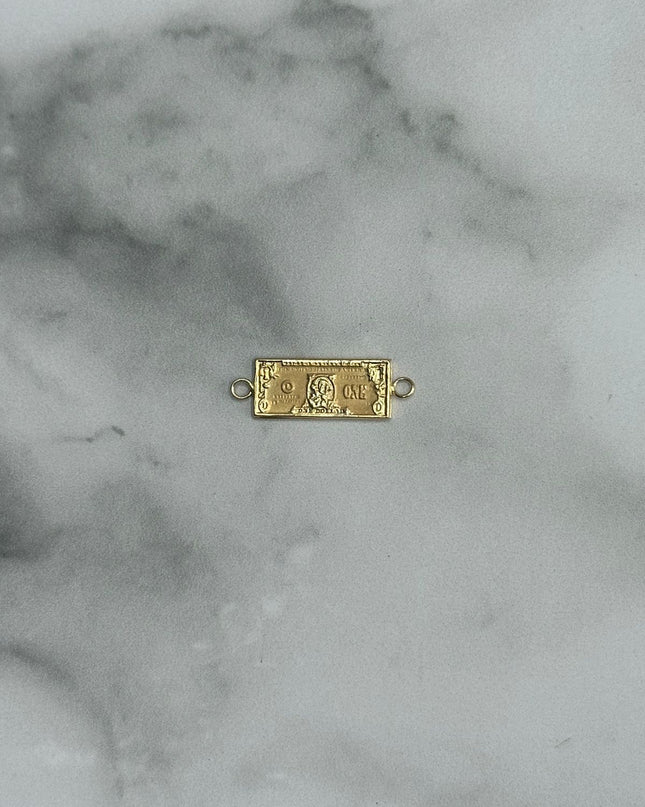 Herraje billete dólar / 1,00 Gr / Oro amarillo 18k