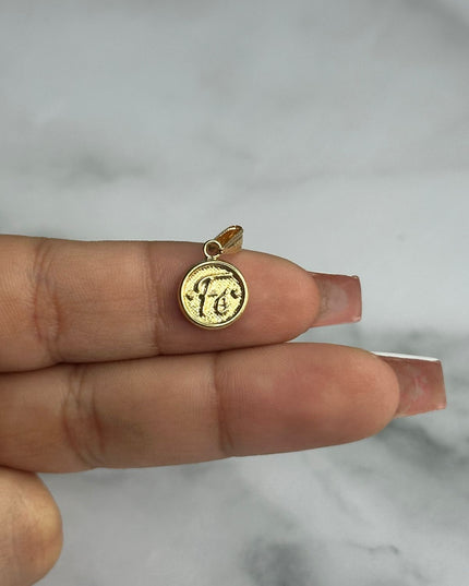 Dije fe / 0,61 Gr / Oro amarillo 18k