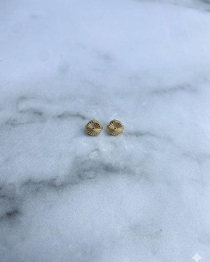Topos Disco inflado pequeño / 0,58 Gr / 3 mm / Oro amarillo 18k