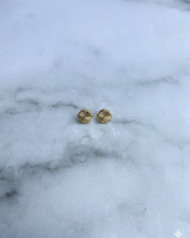 Topos Disco inflado pequeño / 0,58 Gr / 3 mm / Oro amarillo 18k