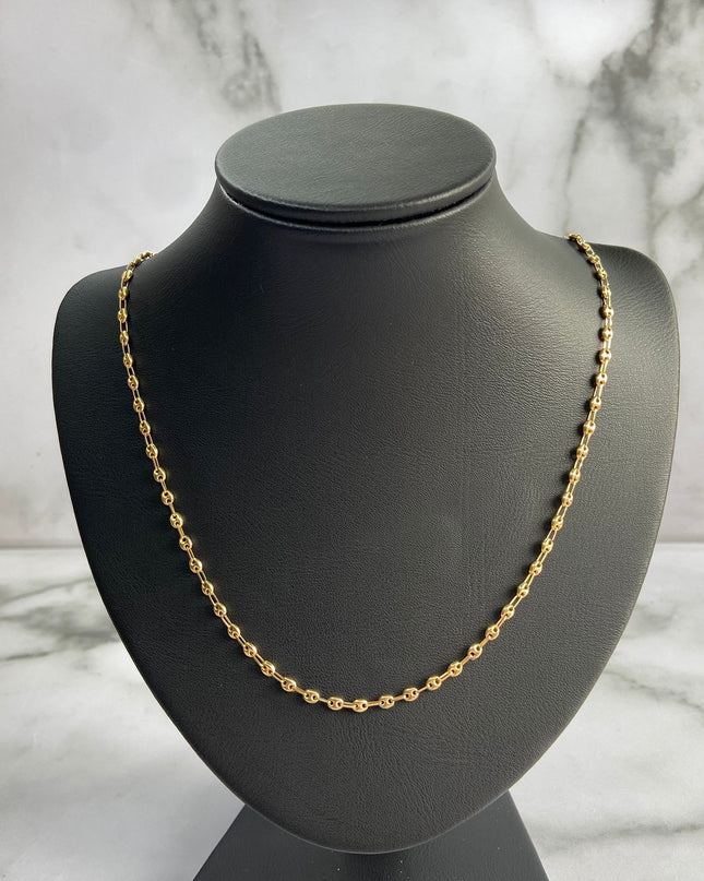 Cadena gc liso / 7,76 Gr Broche 0,60 / 60 Cm / 3,15 mm / Oro amarillo 18k
