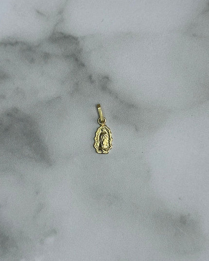 Dije virgen guadalupe silueta / 0,38 Gr / 1,3 Cm / Oro amarillo 18k