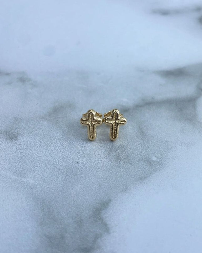 Topos Cruz / 0,60 Gr / Oro amarillo 18k