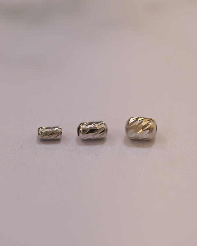 Herraje Barril #5 / 0,26 Gr / Oro blanco 18k