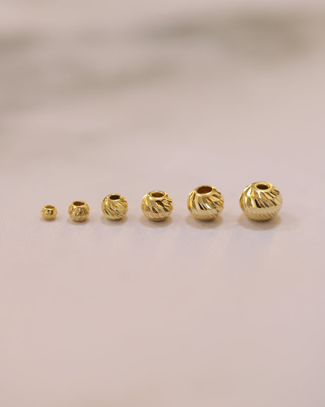 Balin diamantado #3 / 0,03 Gr / Oro amarillo 18k