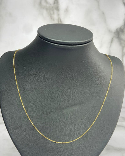 Cadena Mini roll-on / 0,69 Gr / 50 Cm / Oro amarillo 18k / It